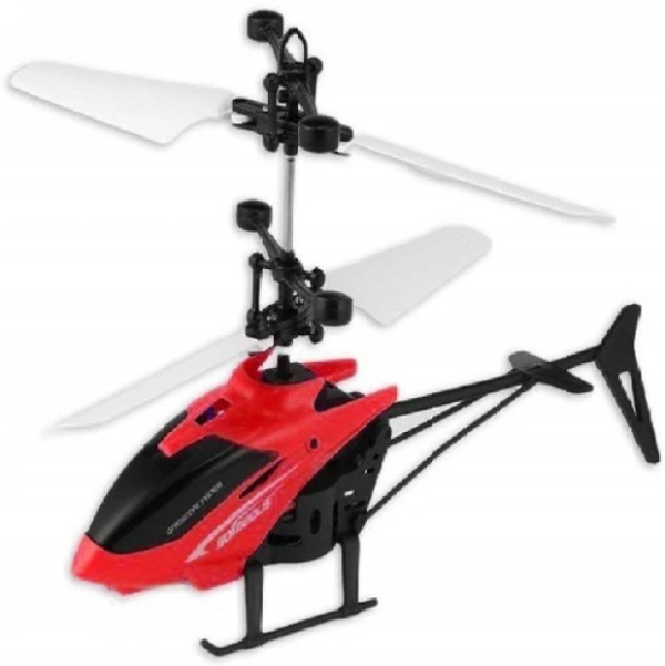 Kids Flying Helicopter with Remote Control (Multicolour) - 19 cm x 6 cm, Multicolour